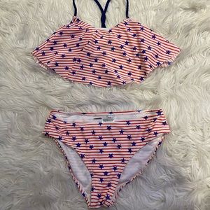red white and blue bikini